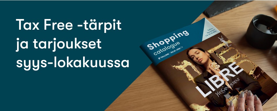 Tutustu tarjouksiin ja tuotteisiin laivalla ja tee ostoslista jo ennakkoon.