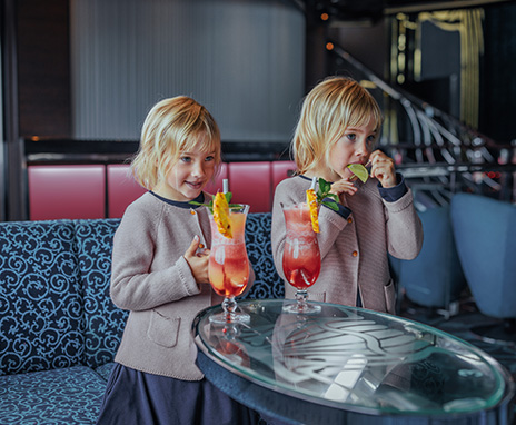 Girls enjoying special drinks