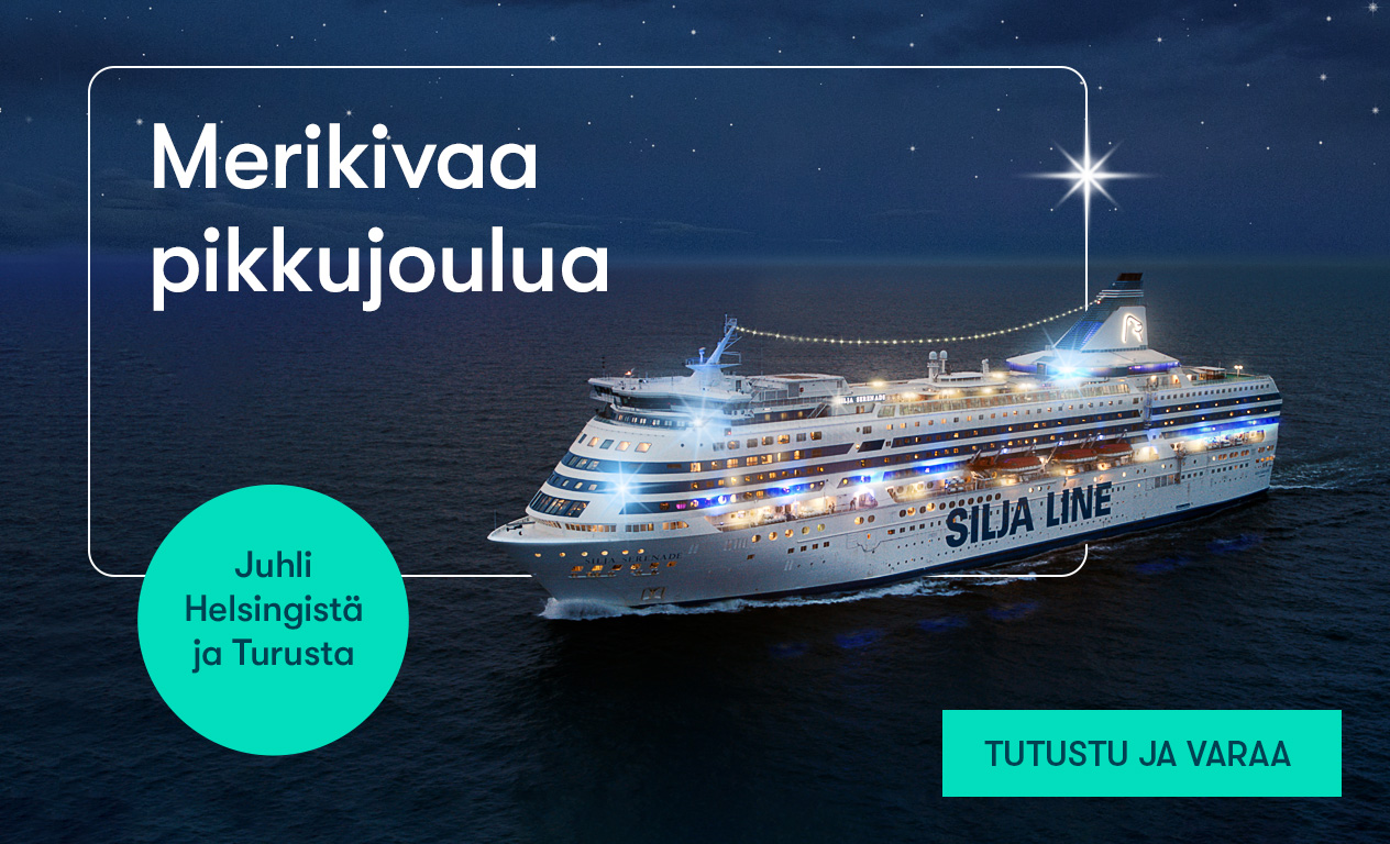Merikivaa pikkujoulua - Juhli Helsingistä tai Turusta