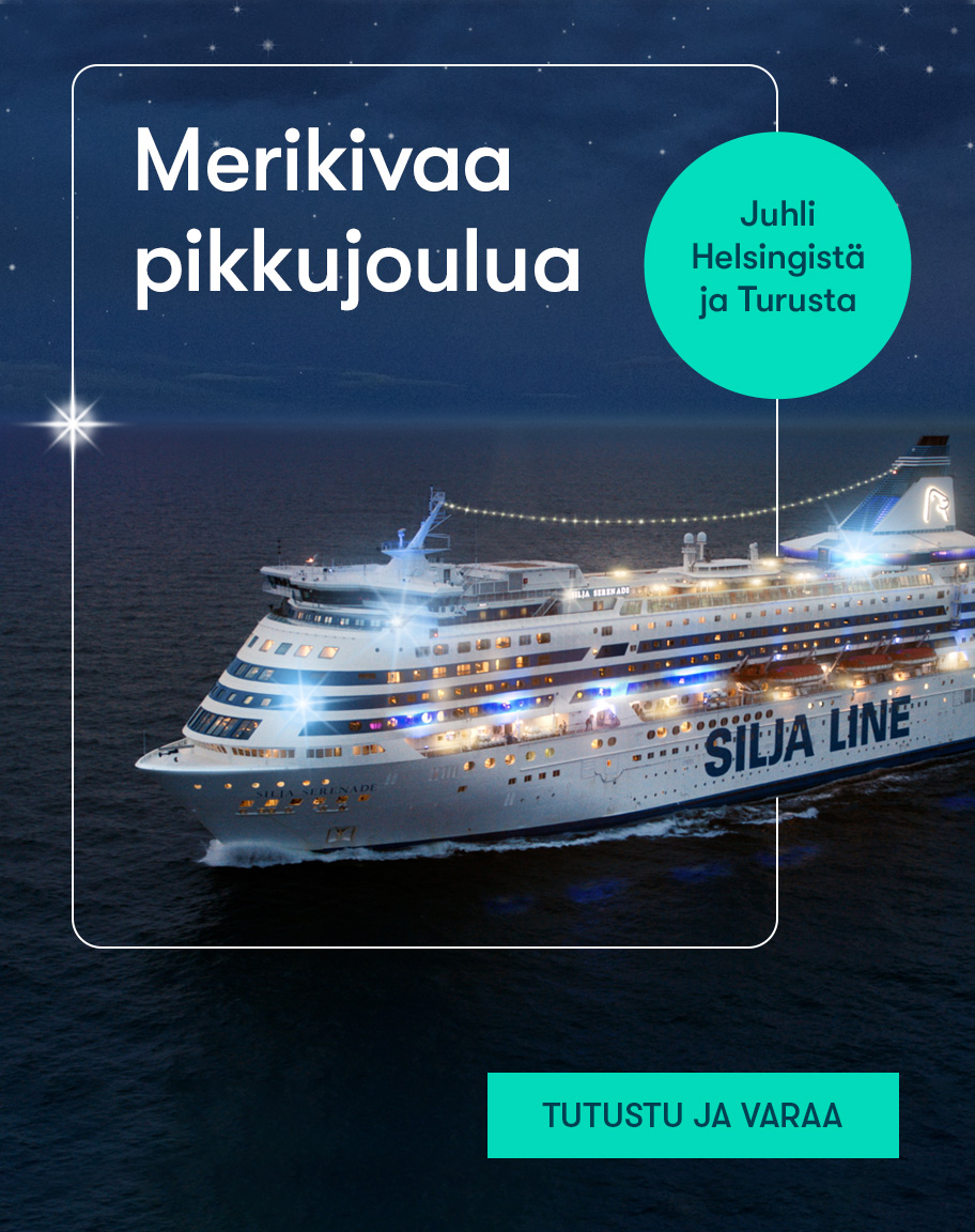 Merikivaa pikkujoulua - Juhli Helsingistä tai Turusta