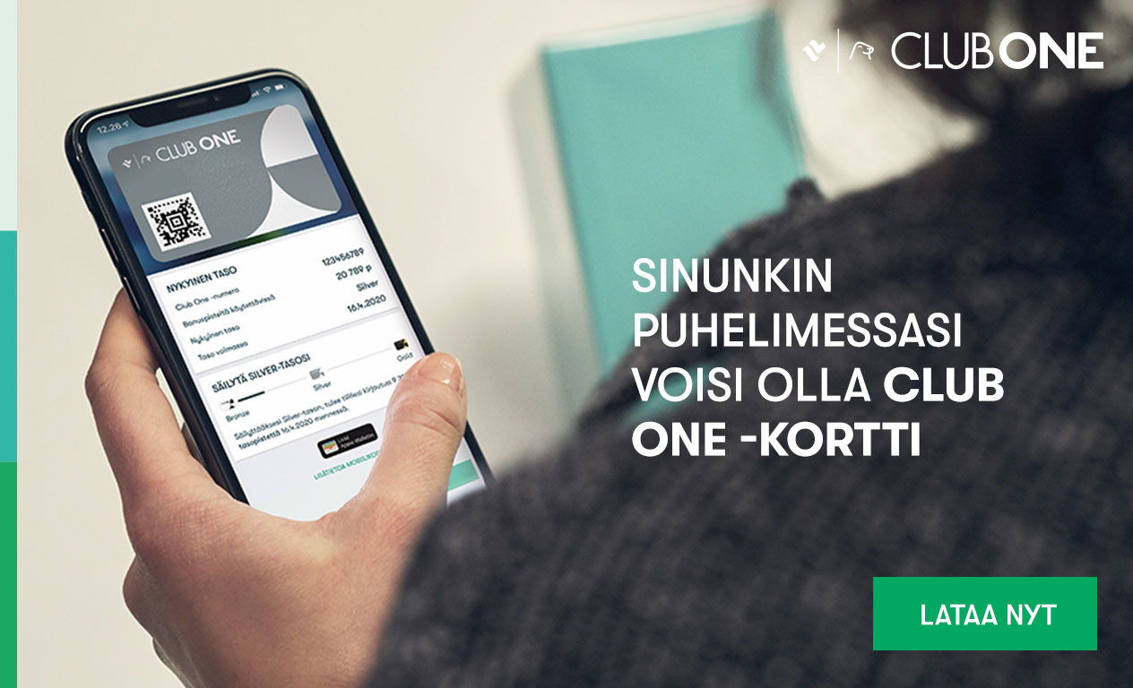Lataa itsellesi Club One -mobiilikortti