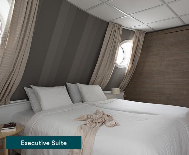 Executive suite hytt ombord på kryssning till Helsingfors