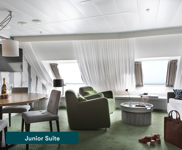 Junior suite på Helsingforskryssning