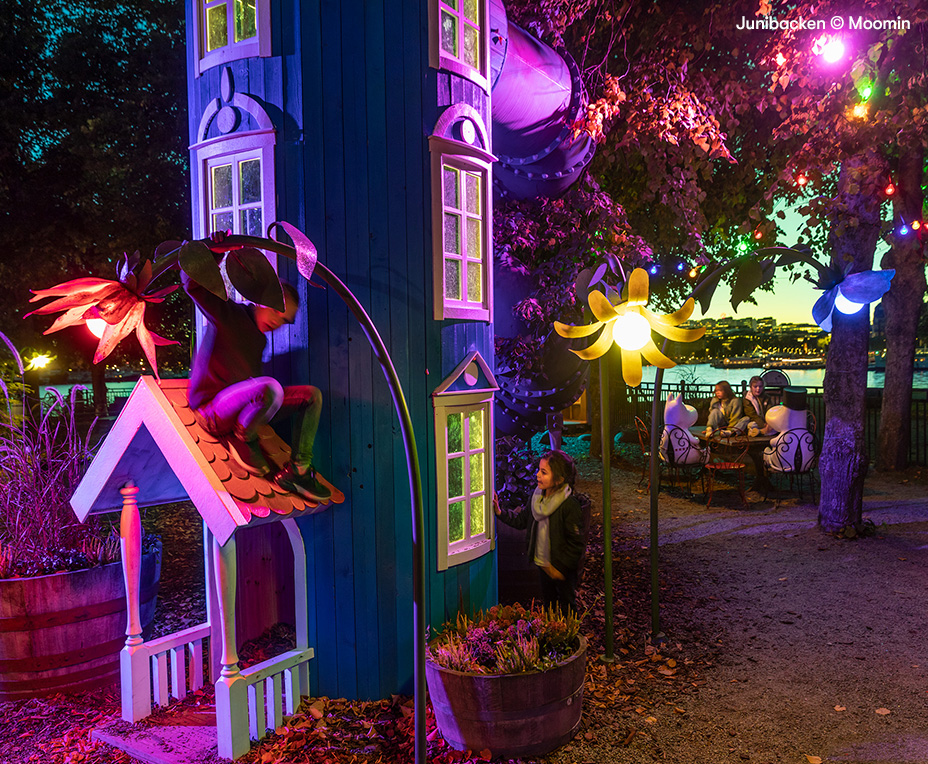 Junibacken, Muumi-ulkoleikkipaikka © Moomin