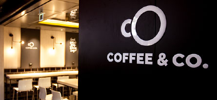 Der Coffee Shop auf See