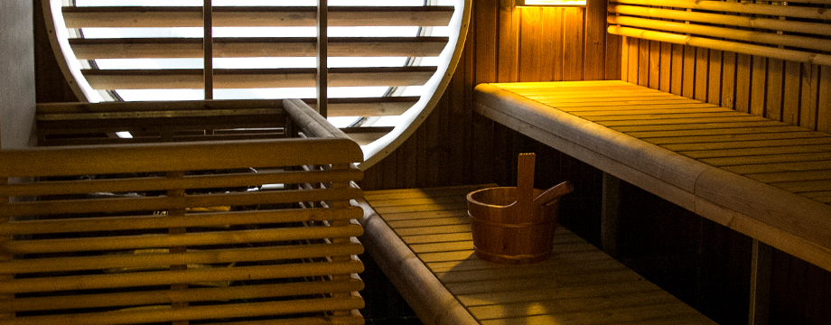 Finnish sauna onboard Tallink Silja Line ship