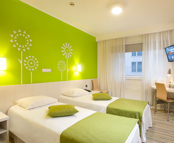 Standardrum twin på Tallink Express Hotel