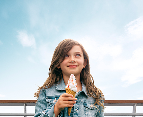 Icecream bar in Helsinki-Stockholm ships playroom